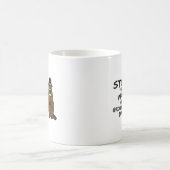 Mug Arrêtez la guerre le jour de la marmotte (Centre)