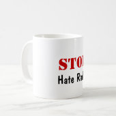 Mug ARRÊTEZ la radio de haine (Devant gauche)