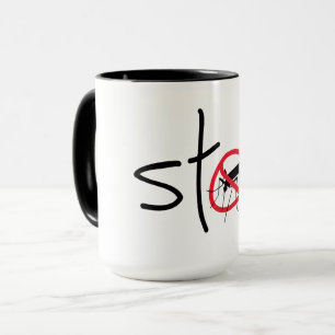 Mug Arrêtez le paludisme, la zika ou la dengue. Virus,