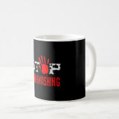 Mug Arrêtez l'écoblanchiment (Devant droit)