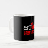 Mug Arrêtez l'écoblanchiment (Devant gauche)