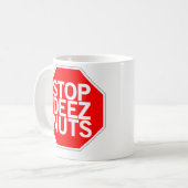 Mug Arrêtez les écrous de Deez (Devant gauche)