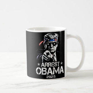 Mug Arrêtez Obama 2025 Conception de drapeau américain