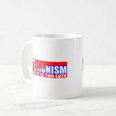 Mug Arrêtez Obamanism ! (Devant gauche)