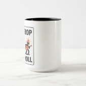 Mug Arrêtez, Tombez et Roulez n Rock – En cas d'incend (Centre)