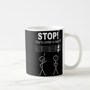Mug Arrêtez Vous Êtes Sous Le Reste Musicien Drôle T S