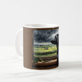 Mug Arrêts de pluie Jouer Labrador (Devant gauche)