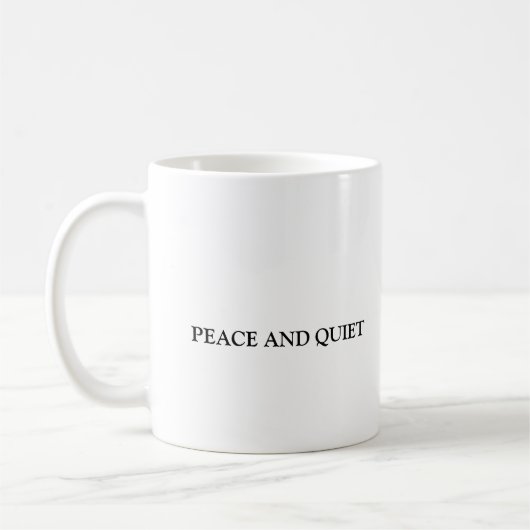 MUG ARRIÈRE COUR, PAIX ET TRANQUILLITÉ (Gauche)