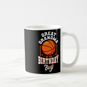 Mug Arrière-mère du garçon de l'anniversaire Thème squ