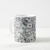 Mug Arrière - plan 100 Dollars. (Devant gauche)