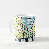 Mug Arrière - plan à main Abstraite 3 (Devant gauche)