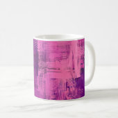 Mug arrière - plan Abstrait. 2d illustration. Retour n (Devant droit)