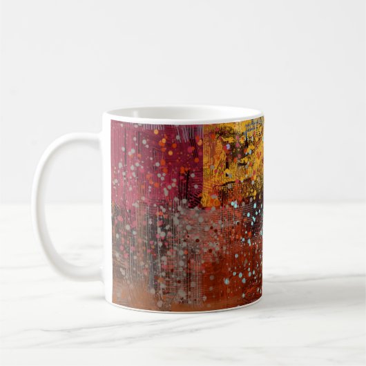 Mug arrière - plan Abstrait. 2d illustration. Retour n (Gauche)