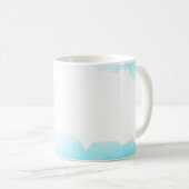 Mug Arrière - plan abstrait aquarelle (Devant droit)