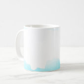 Mug Arrière - plan abstrait aquarelle (Devant gauche)