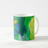 Mug Arrière - plan abstrait auto-fabriqué. abstrait, a (Devant droit)