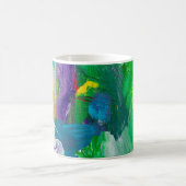 Mug Arrière - plan abstrait auto-fabriqué. abstrait, a (Centre)