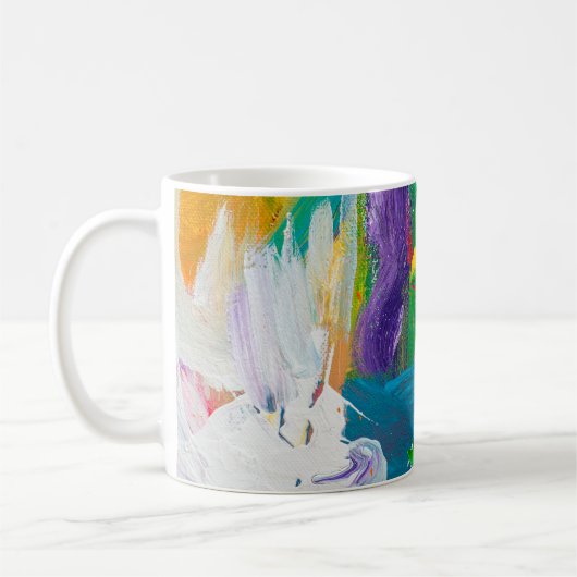 Mug Arrière - plan abstrait auto-fabriqué. abstrait, a (Gauche)