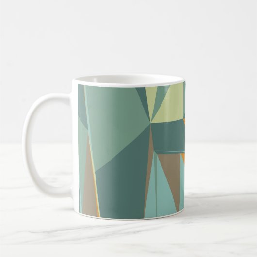 Mug arrière - plan Abstrait avec trianglesabstrac colo (Gauche)