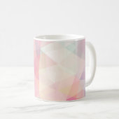 Mug arrière - plan abstrait constitué de trianglesback (Devant droit)