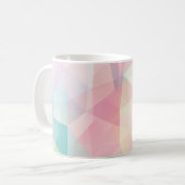 Mug arrière - plan abstrait constitué de trianglesback (Devant gauche)