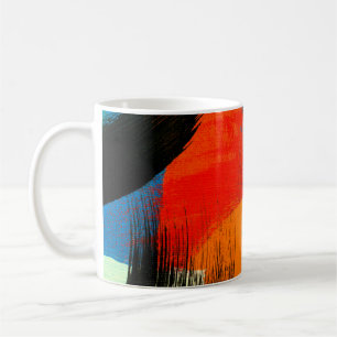 Mug Arrière - plan Abstrait. Couleurs acryliques. Pein
