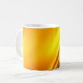 Mug Arrière - plan abstrait d'agitation d'or (Devant gauche)
