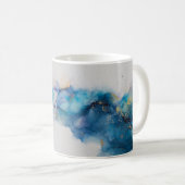 Mug Arrière - plan Abstrait de l'encre d'alcool (Devant droit)