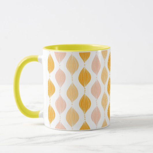 Mug arrière - plan Abstrait de motif d'or (Gauche)
