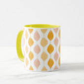 Mug arrière - plan Abstrait de motif d'or (Devant gauche)