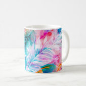 Mug Arrière - plan Abstrait de taches et de taches d'a (Devant droit)