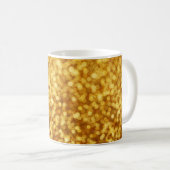 Mug Arrière - plan Abstrait Golden Light Bokeh (Devant droit)