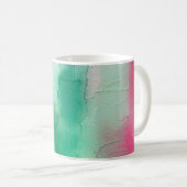 Mug Arrière - plan abstrait graphique de trait de bros (Devant droit)