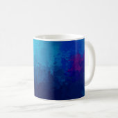 Mug Arrière - plan Abstrait peint brossé. Brosse (Devant droit)