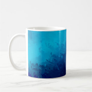 Mug Arrière - plan Abstrait peint brossé. Brosse