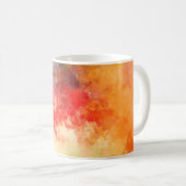 Mug Arrière - plan Abstrait peint brossé. Brosse (Devant droit)