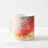 Mug Arrière - plan Abstrait peint brossé. Brosse (Devant gauche)