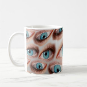 Mug Arrière - plan abstrait psychédélique de l'oeil dé