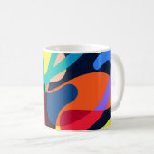 Mug Arrière - plan Abstrait psychédélique liquide colo (Devant droit)