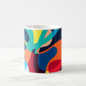 Mug Arrière - plan Abstrait psychédélique liquide colo (Centre)