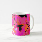 Mug Arrière - plan Acid Vivid Digital Psychedelic bril (Devant droit)