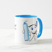 Mug Arrière - plan Animé de dent (Devant droit)