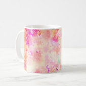 Mug Arrière - plan art aquarelle abstraite (Devant gauche)