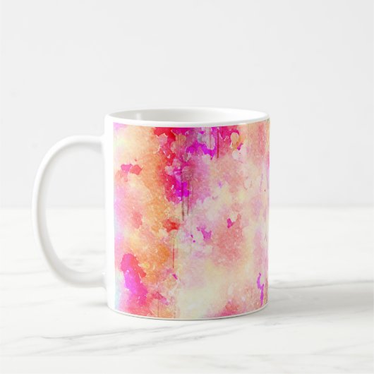 Mug Arrière - plan art aquarelle abstraite (Gauche)