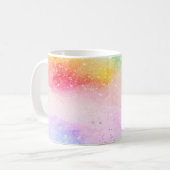 Mug Arrière - plan art aquarelle abstraite (Devant gauche)