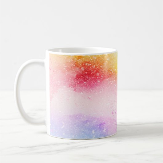 Mug Arrière - plan art aquarelle abstraite (Gauche)