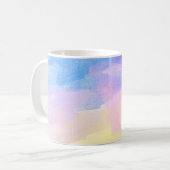 Mug Arrière - plan art aquarelle abstraite (Devant gauche)
