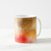 Mug Arrière - plan art aquarelle abstraite (Devant droit)