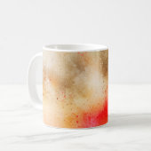 Mug Arrière - plan art aquarelle abstraite (Devant gauche)