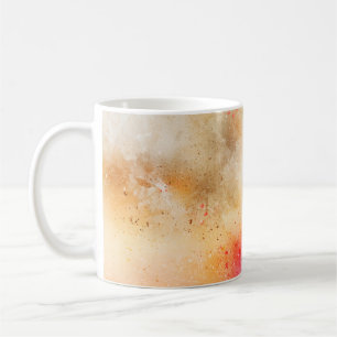 Mug Arrière - plan art aquarelle abstraite